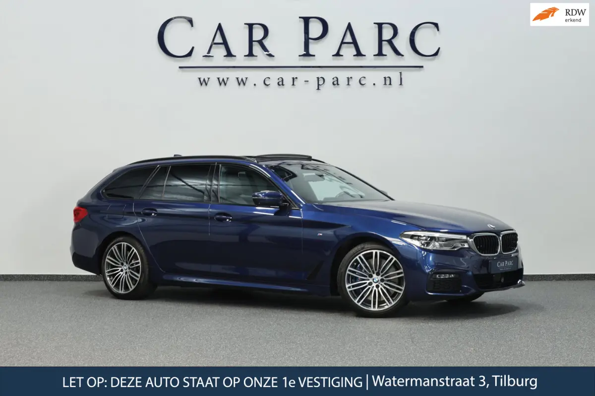 540i xDrive M-Sport LED/VIRTUAL/SFEER/PANO/LEER+S.VERWARMING+MEMORY/19" LMV/360/ACC/ECC/12 MND GARANTIE!