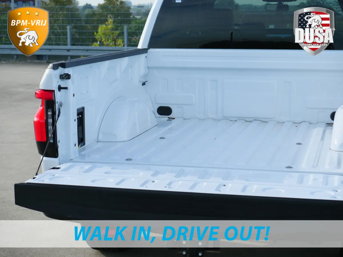 F-150 | Lighting | EV Truck 100% Elektrisch | AWD | Frunk | Ruimte | Kracht | Comfort | Ruimte | Getoonde accessoires zijn verkrijgbaar tegen meerprijs