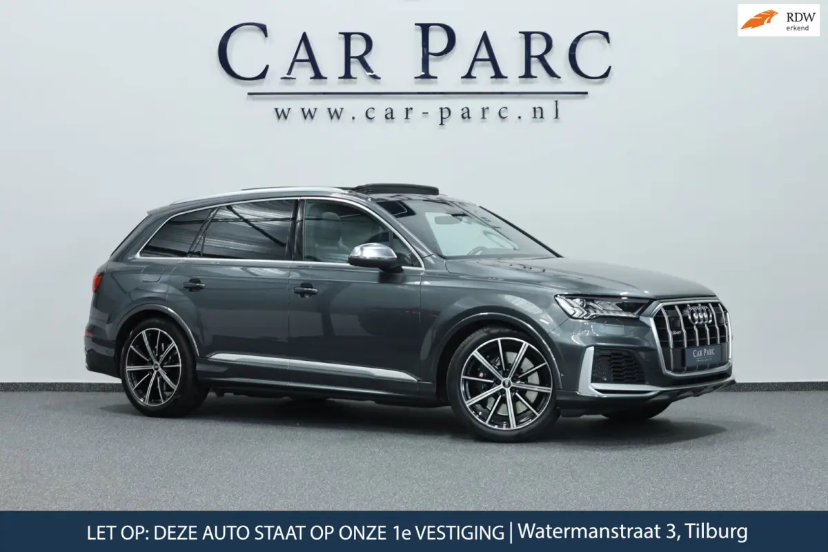 SQ7 4.0 TFSI quattro 507+PK LED/VIRTUAL/SFEER/PANO/HEAD-UP/SOFT-CLOSE/ALCANTARA+MEMORY/21" LMV/CAM/ACC/ECC/12 MND GARANTIE!