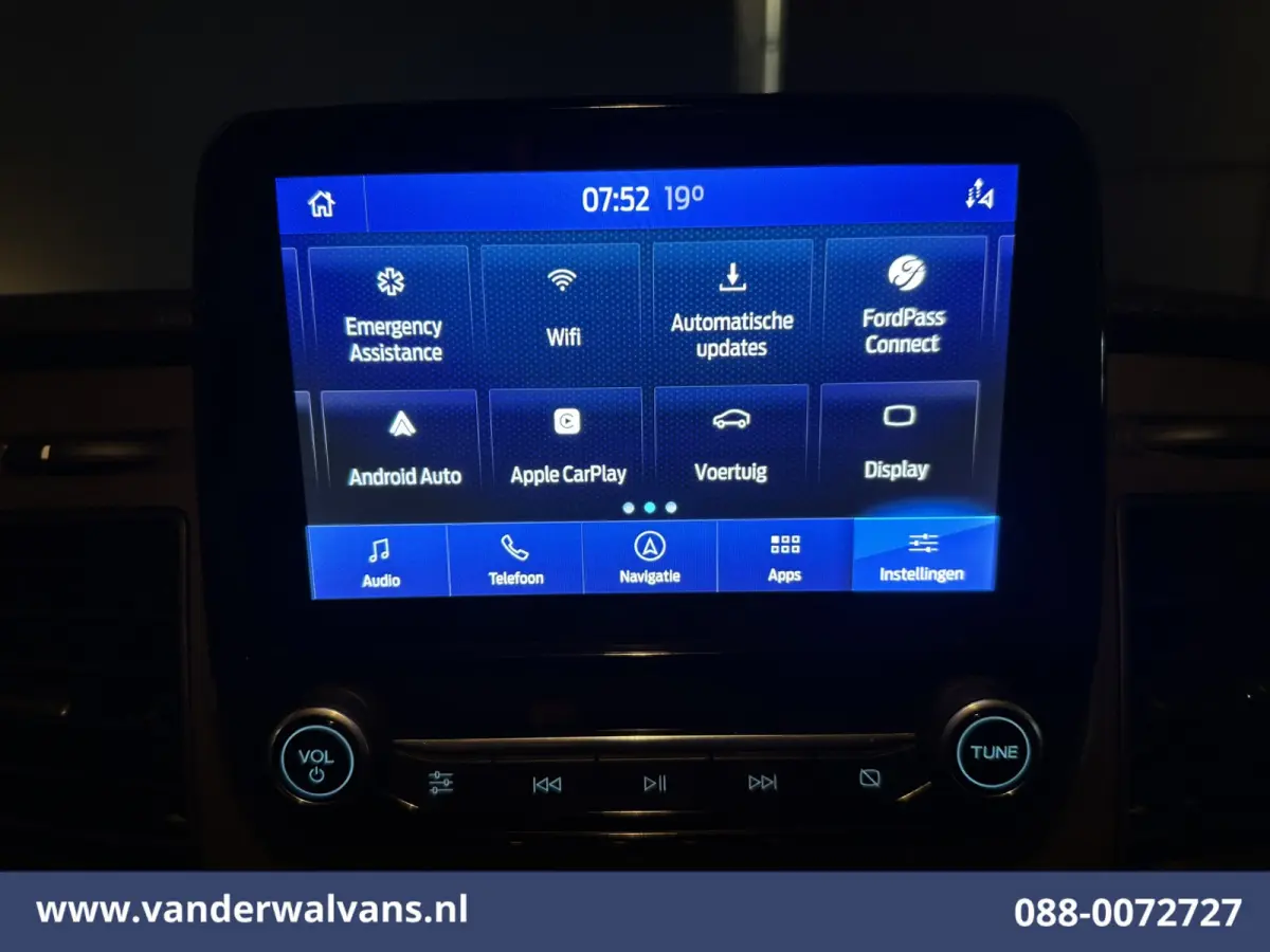 2.0 TDCI 131pk Bakwagen 1103kg laadvermogen Laadklep Zijdeur Euro6 Airco | Navigatie | Camera | Apple Carplay Android Auto, Cruisecontrol, Stoelverwarming