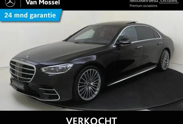 500 4MATIC Lang AMG Line / Premium Plus/ 21 inch/ Achterasbesturing/ Burmester 3D/ Rear Executive Pakket/ Koelkast