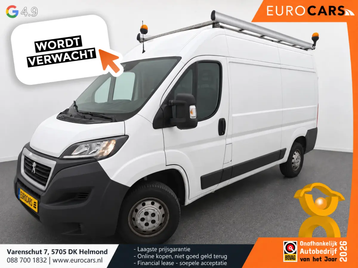 2.2 BlueHDi 165PK Premium L2H2 Trekhaak Navigatie Camera Airco Bluetooth Cruise Control  Bumperopstap Achter Dakladder Parkeersensoren Lane Warning Departure