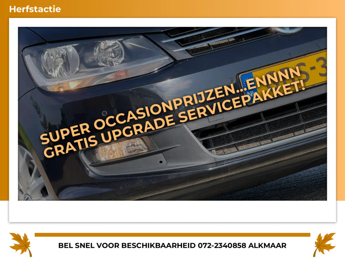 1.4 TSI Highline 7pers. Automaat - Deep Black Pearl - Clima/Camera/Cruise