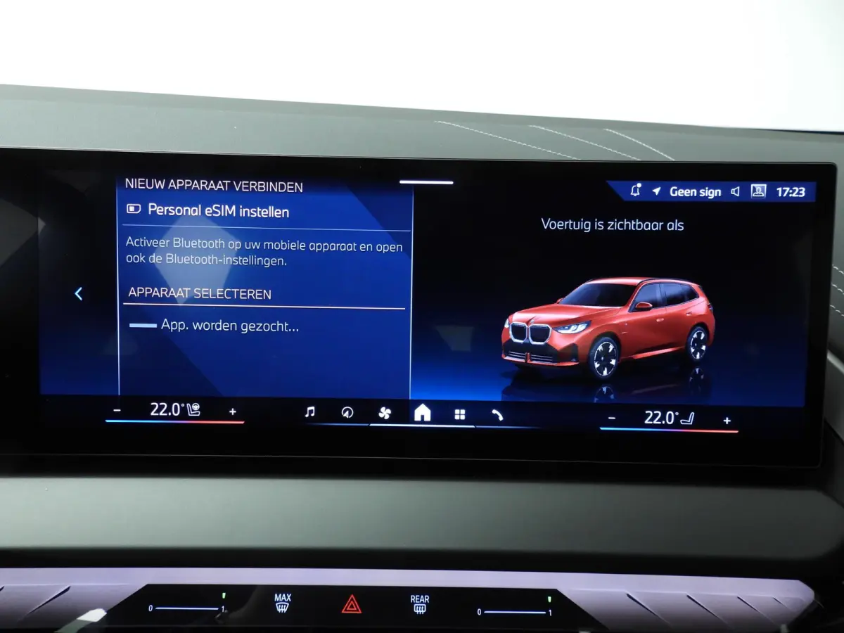 30e xDrive | M-Sportpakket | LED | HUD | Active cruise | Trekhaak | Elektr. zetels | SOH 100% | DAB | Harman-kardon sound | Alu 19 inch