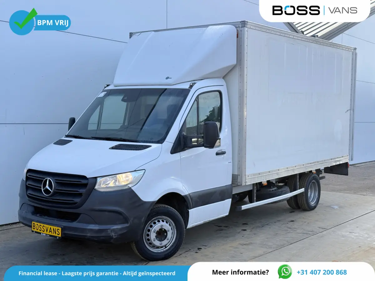 514 1.9 CDI 140PK Laadklep Bakwagen Dubbellucht Climate Control Cruise Control Koffer Meubelbak
