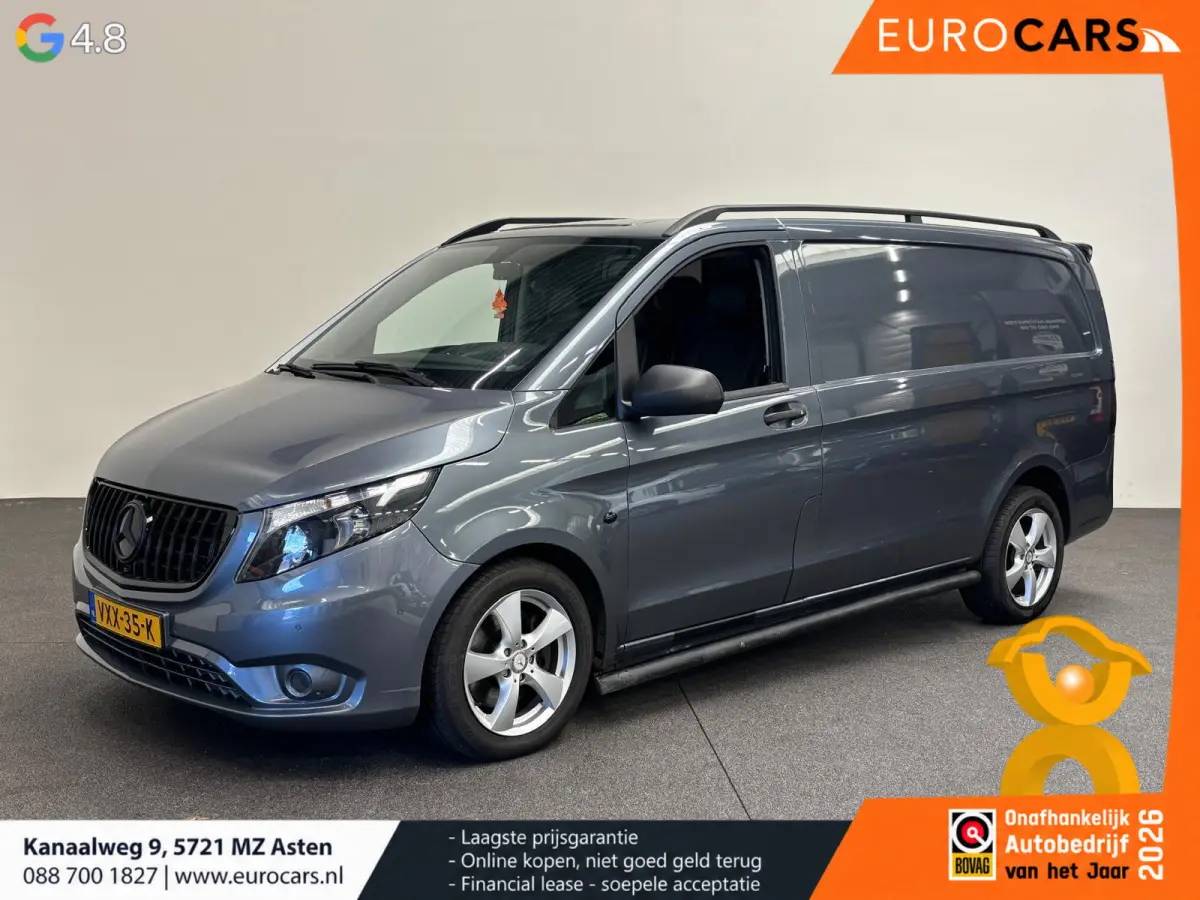 119 CDI Lang Automaat Airco Cruise Control Camera Parkeersensoren Achterklep Trekhaak Side bars