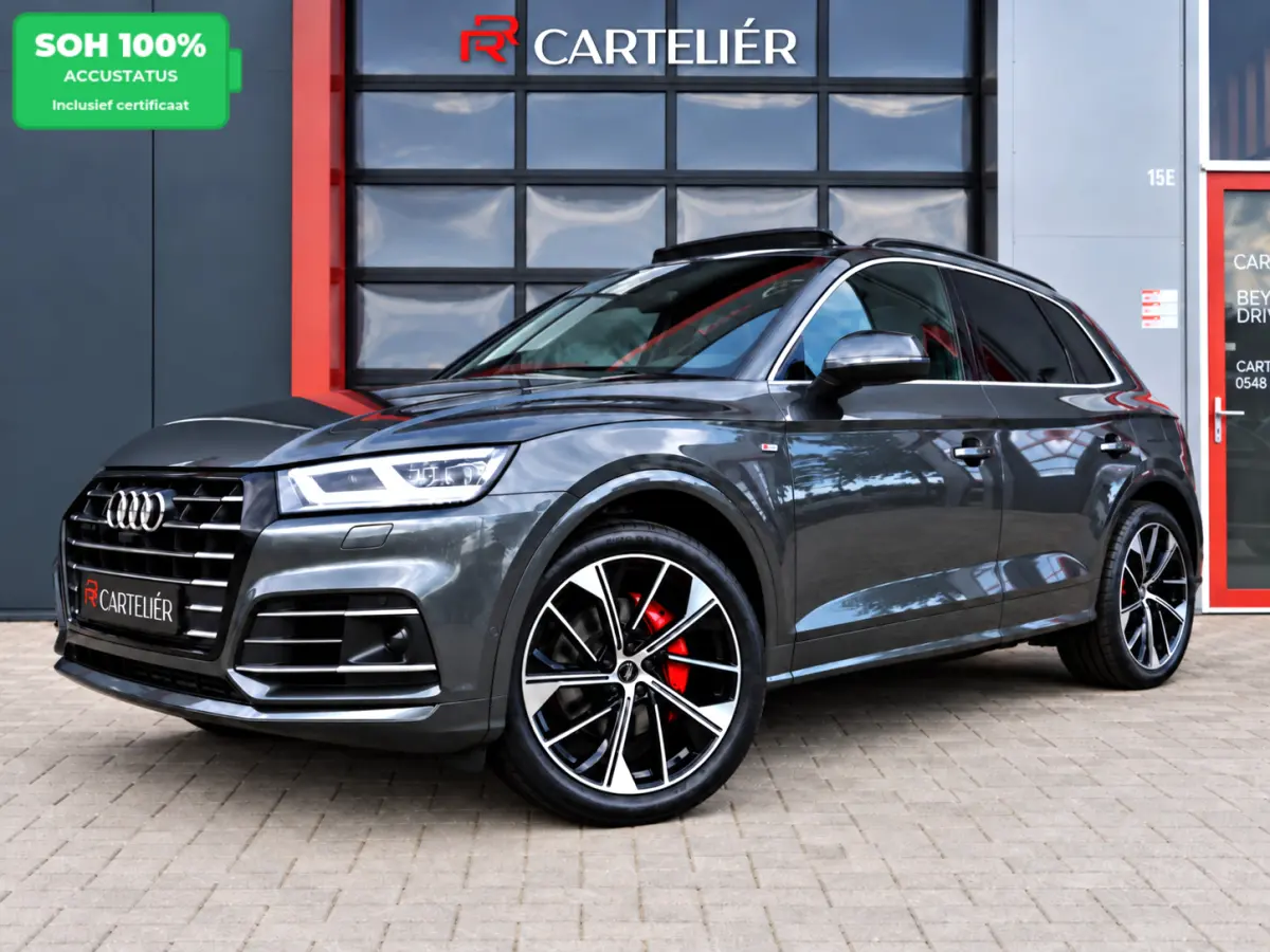 55 TFSI e Quattro Competition | Luchtvering | Pano | 360 | B&O | Ambient+ | Carplay | Digital Dash | Keyless | Matrix Led | Adaptive | Alcantara Leder | Memory | Stoelverwarming | Afgevlakt 