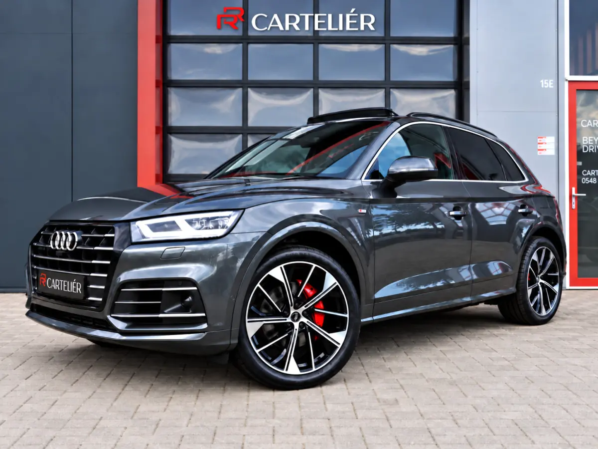 55 TFSI e Quattro Competition | Luchtvering | Pano | 360 | B&O | Ambient+ | Carplay | Digital Dash | Keyless | Matrix Led | Adaptive | Alcantara Leder | Memory | Stoelverwarming | Afgevlakt 