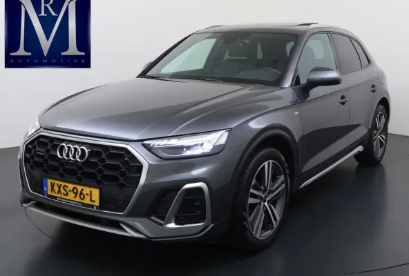55 TFSI e S edition | SOH 100% | PHEV| S-LINE BINNEN + BUITEN |LUCHTVERING| ELEKTRISCHE TREKHAAK| 360 CAMERA| PANO| DODE HOEK SENSOR| ELEK. STOELEN | MATRIX| RECENT NOG ONDERHOUD GEHAD|