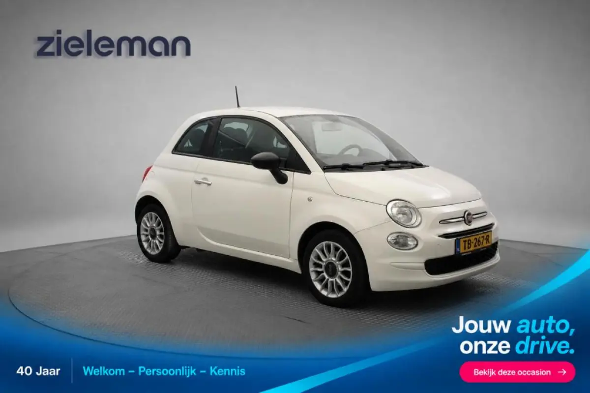 1.0 TwinAir PopStar - Airco, Multifunctioneel Stuur