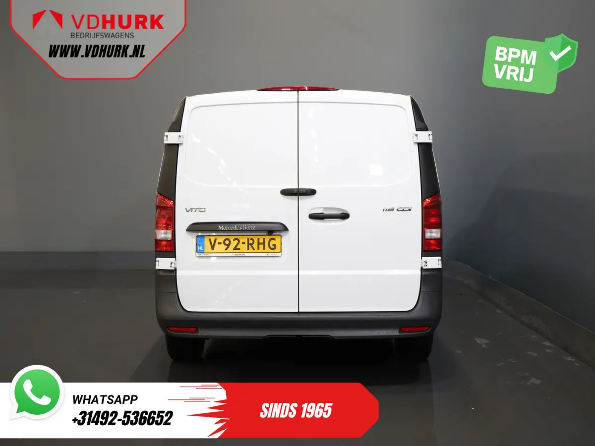 116 CDI Aut. L3 Stoelverw./ 270Gr.deuren/ Navi/ Camera/ Cruise/ Airco