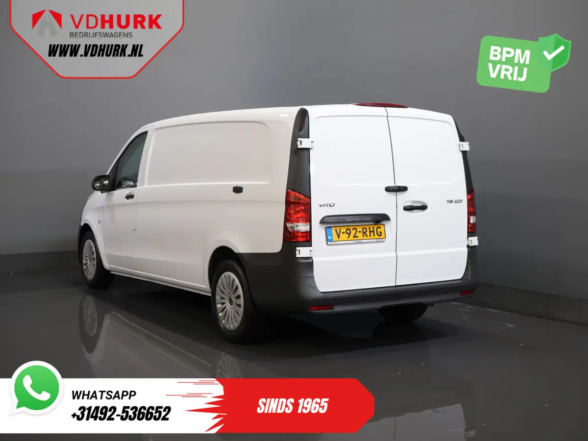 116 CDI Aut. L3 Stoelverw./ 270Gr.deuren/ Navi/ Camera/ Cruise/ Airco