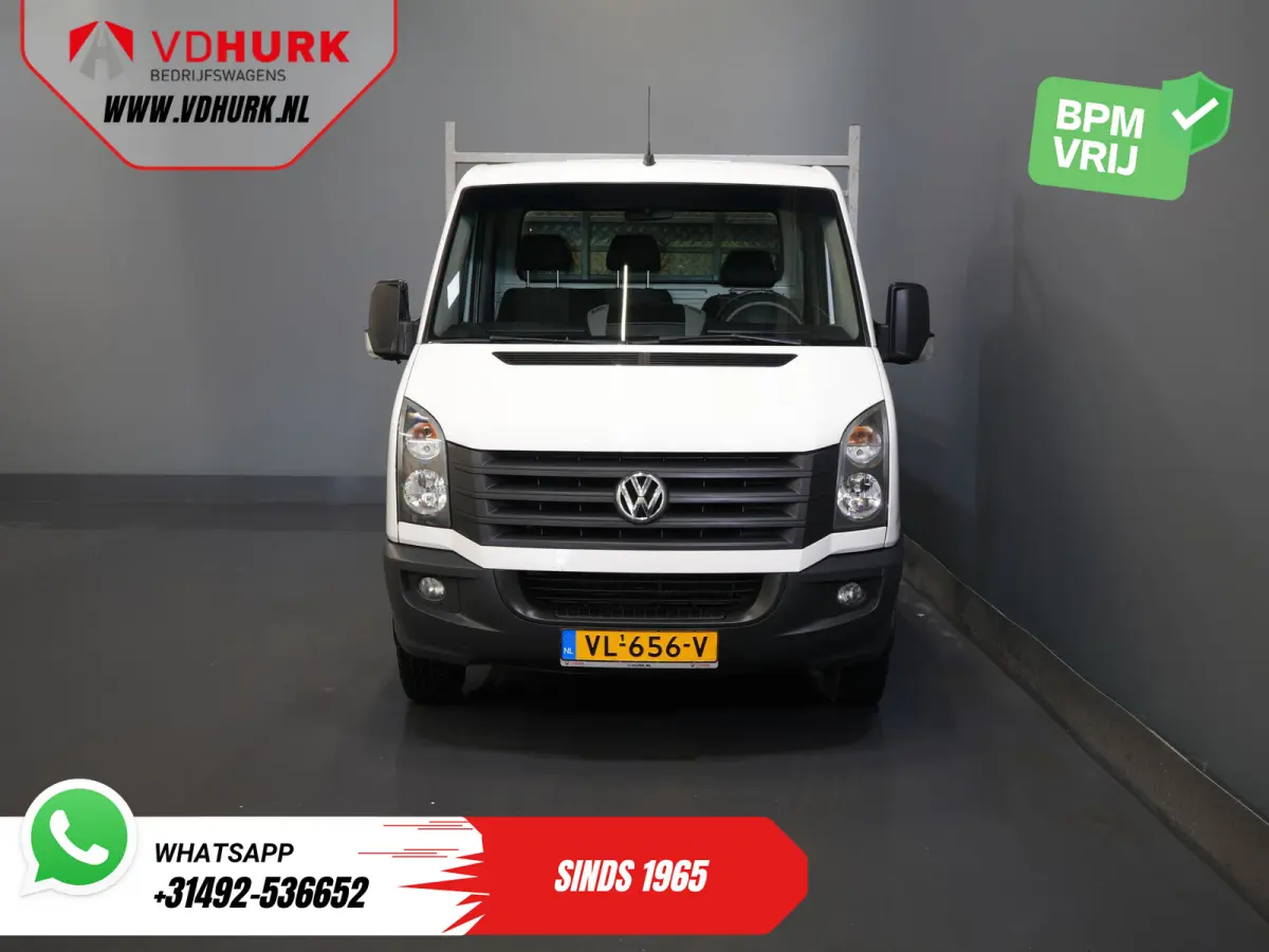 35 2.0 TDI Open laadbak/ Kipper/ Tacho/ Dubbel lucht/ 3.5t Trekverm./ Gev.stoel/ Cruise/ Airco/ 350x200x40/ Pick Up