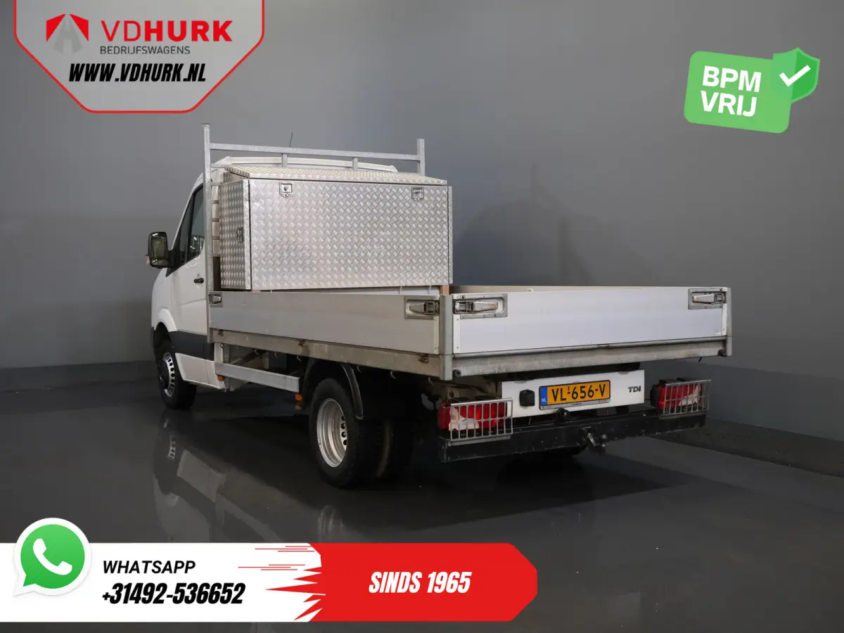 35 2.0 TDI Open laadbak/ Kipper/ Tacho/ Dubbel lucht/ 3.5t Trekverm./ Gev.stoel/ Cruise/ Airco/ 350x200x40/ Pick Up