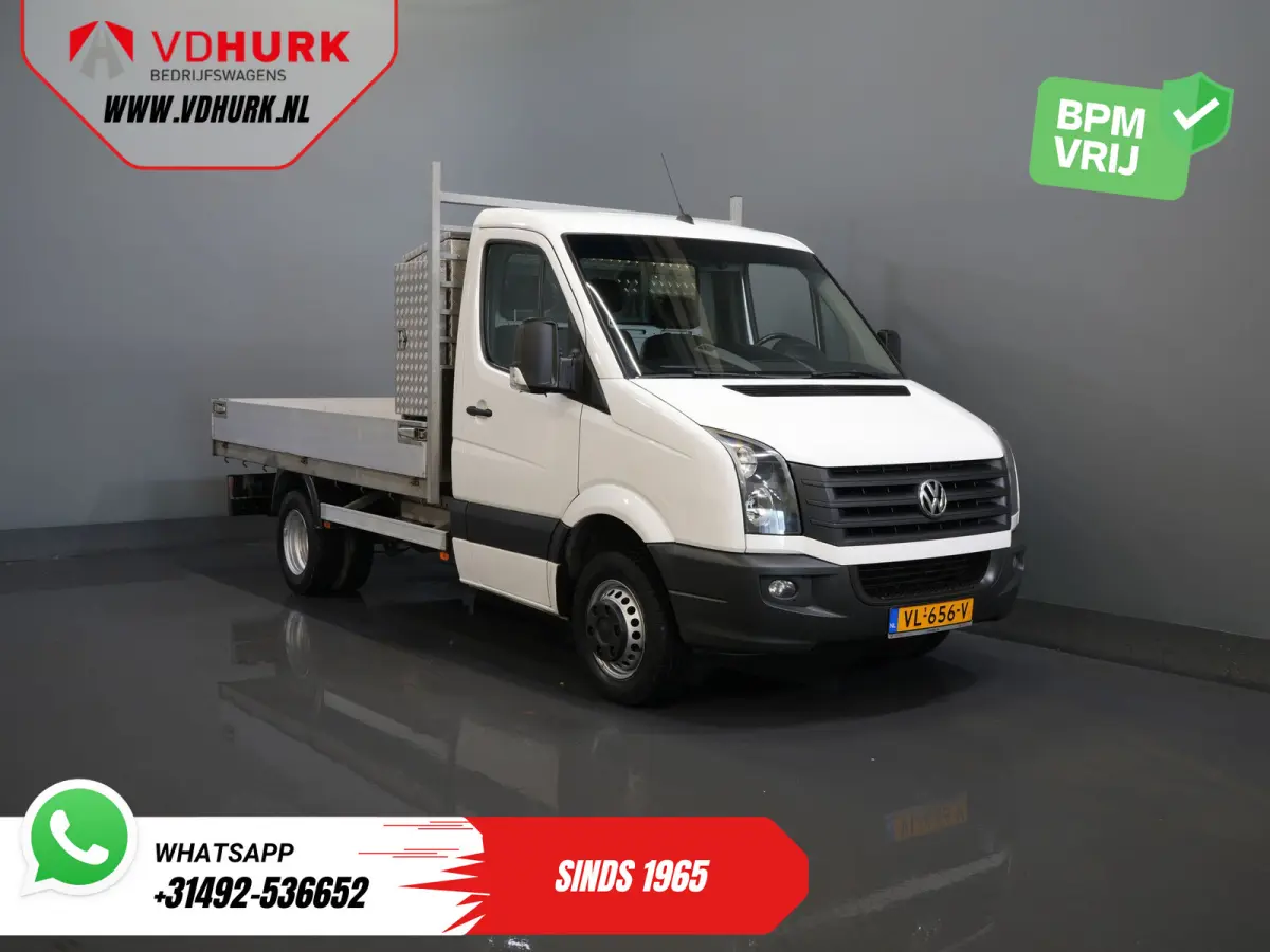 35 2.0 TDI Open laadbak/ Kipper/ Tacho/ Dubbel lucht/ 3.5t Trekverm./ Gev.stoel/ Cruise/ Airco/ 350x200x40/ Pick Up