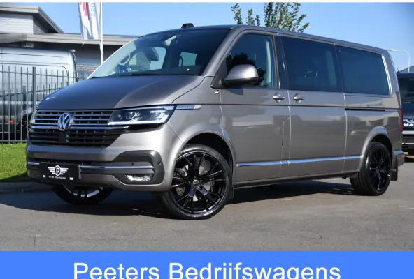 2.0 TDI L2H1 30 DC Caravelle Virtual, Adaptieve Cruise, Camera, 2 x Electrische deur, 199pk, LED, Leder, Clima, Stoelverwarming, Carplay, Automaat, Uniek!