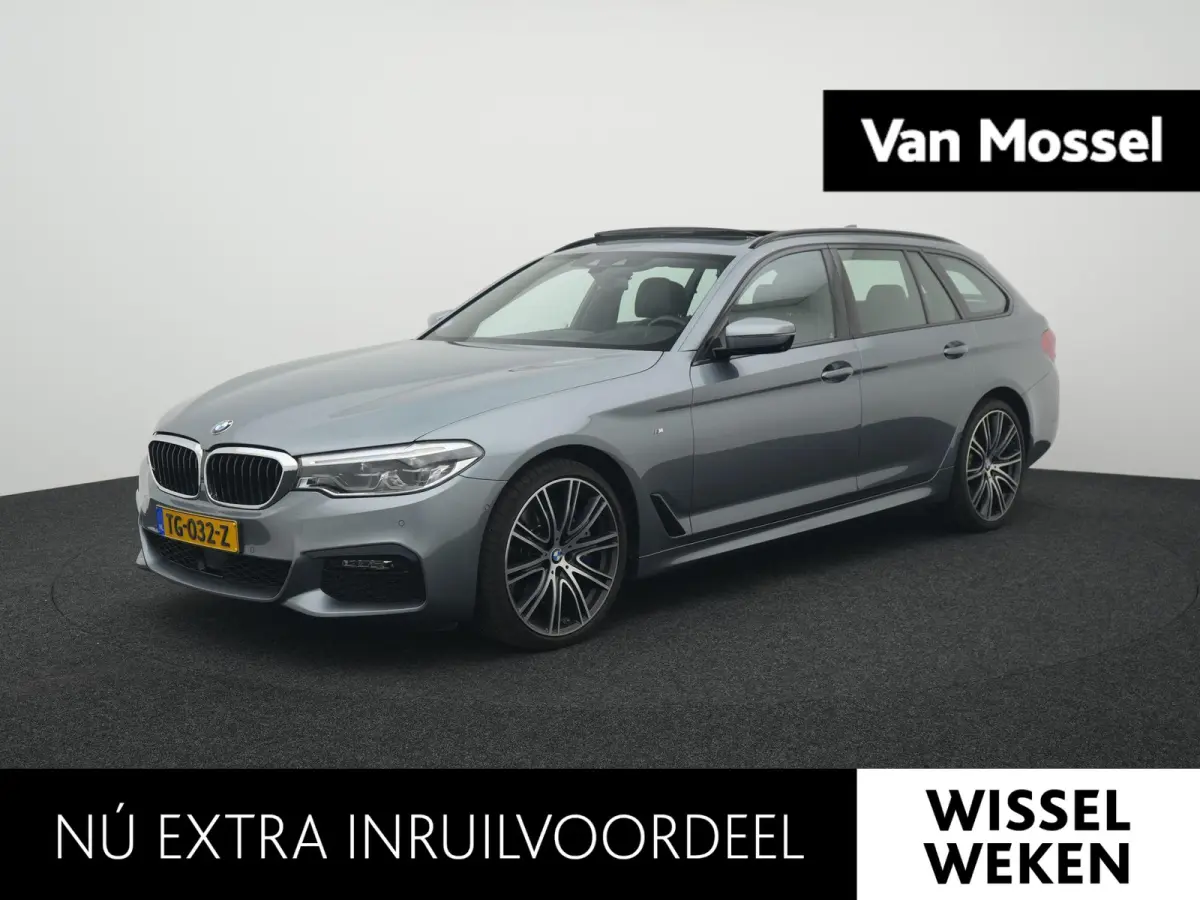 540i xDrive High Executive M-PAKKET | ACC | 360 CAMERA | KEYLESS | PANORAMADAK | LEDER | HUD | STUUR&STOEL VERWARMING | MEMORY STOELEN |