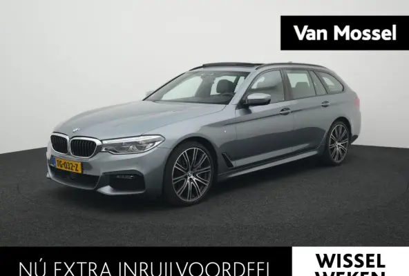 540i xDrive High Executive M-PAKKET | ACC | 360 CAMERA | KEYLESS | PANORAMADAK | LEDER | HUD | STUUR&STOEL VERWARMING | MEMORY STOELEN |