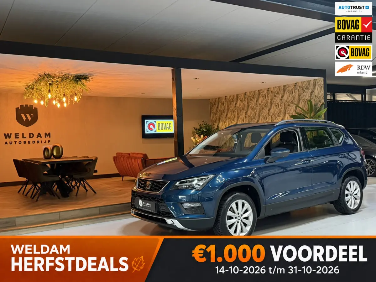 1.0 EcoTSI Style Edition Garantie|Lava Blue|Dealer Onderhouden|Virtual Cockpit|LED|Navi|CarPlay|Cruise|PDC|Rijklaar
