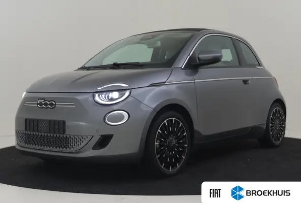 La Prima 42 kWh l Leder l 17" l Adaptive Cr Control l Stuurverwarming l Cabrio! l Navigatie l Side Assist l