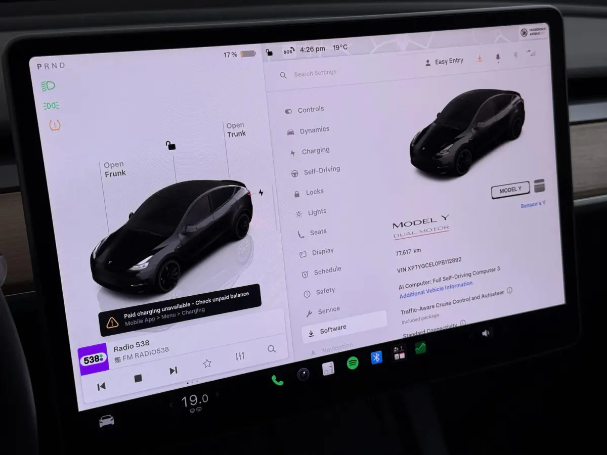 Performance AWD 75 kWh SOH 92% RIJKLAAR GELEVERD | TESLA FABRIEKSGARANTIE TOT 5-2027 OF 80.000 | TESLA GARANTIE ACCU + AANDRIJFLIJN T/M 05-2031/ 192.000KM|