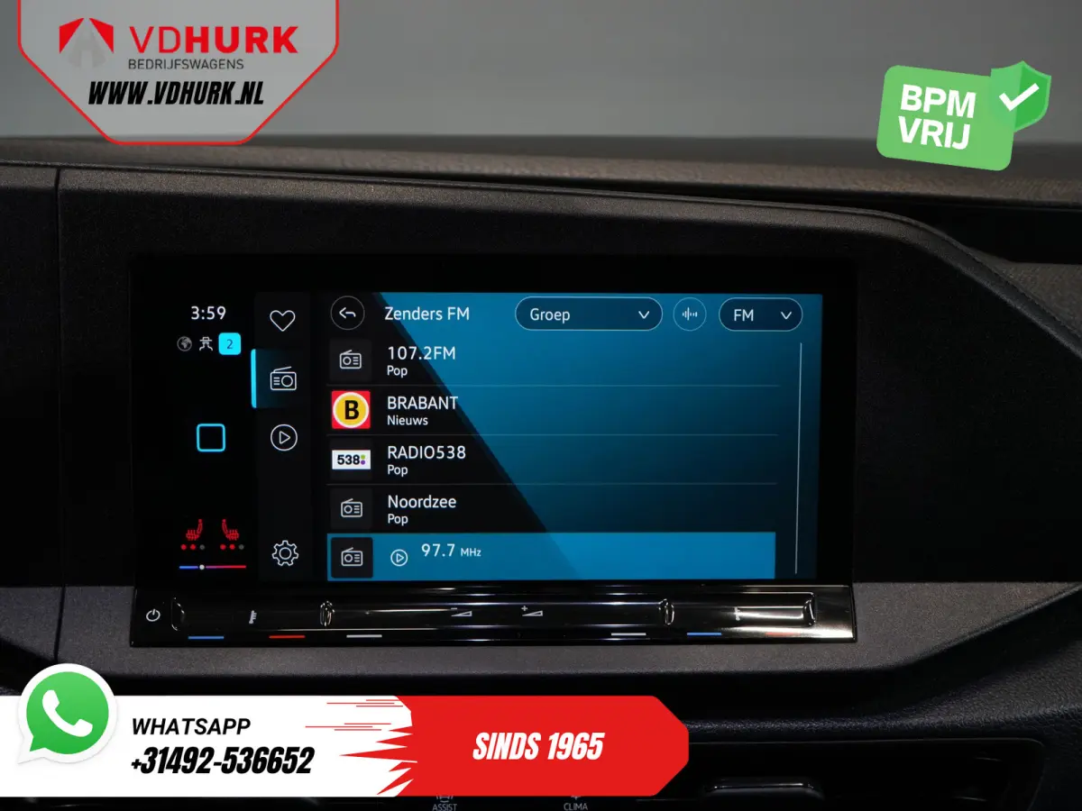 Maxi 2.0 TDI 125 pk DSG Aut. Black Edition LED/ Adapt.Cruise/ Leder/ Standkachel/ Carplay/ Stoelverw./ Virtual Cockpit/ Navi/ Airco/ Camera