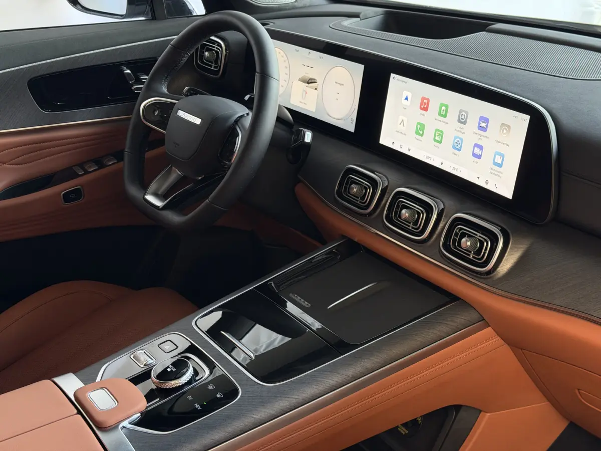 EXCLUSIVE | AWD | BRUIN LEER | 428 PK | 7-PERSOONS | NIEUWE AUTO | KHAKI WHITE phev plug in hybrid