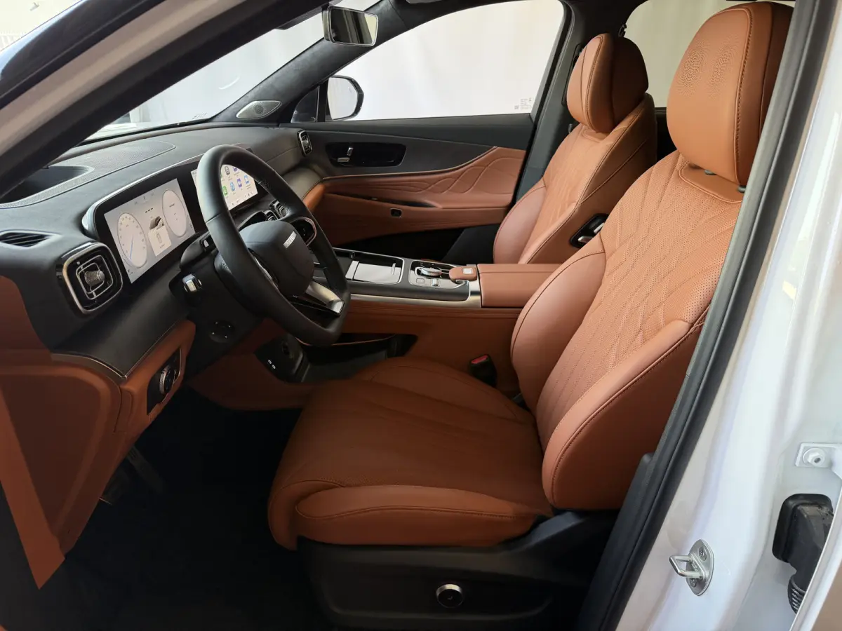 EXCLUSIVE | AWD | BRUIN LEER | 428 PK | 7-PERSOONS | NIEUWE AUTO | KHAKI WHITE phev plug in hybrid