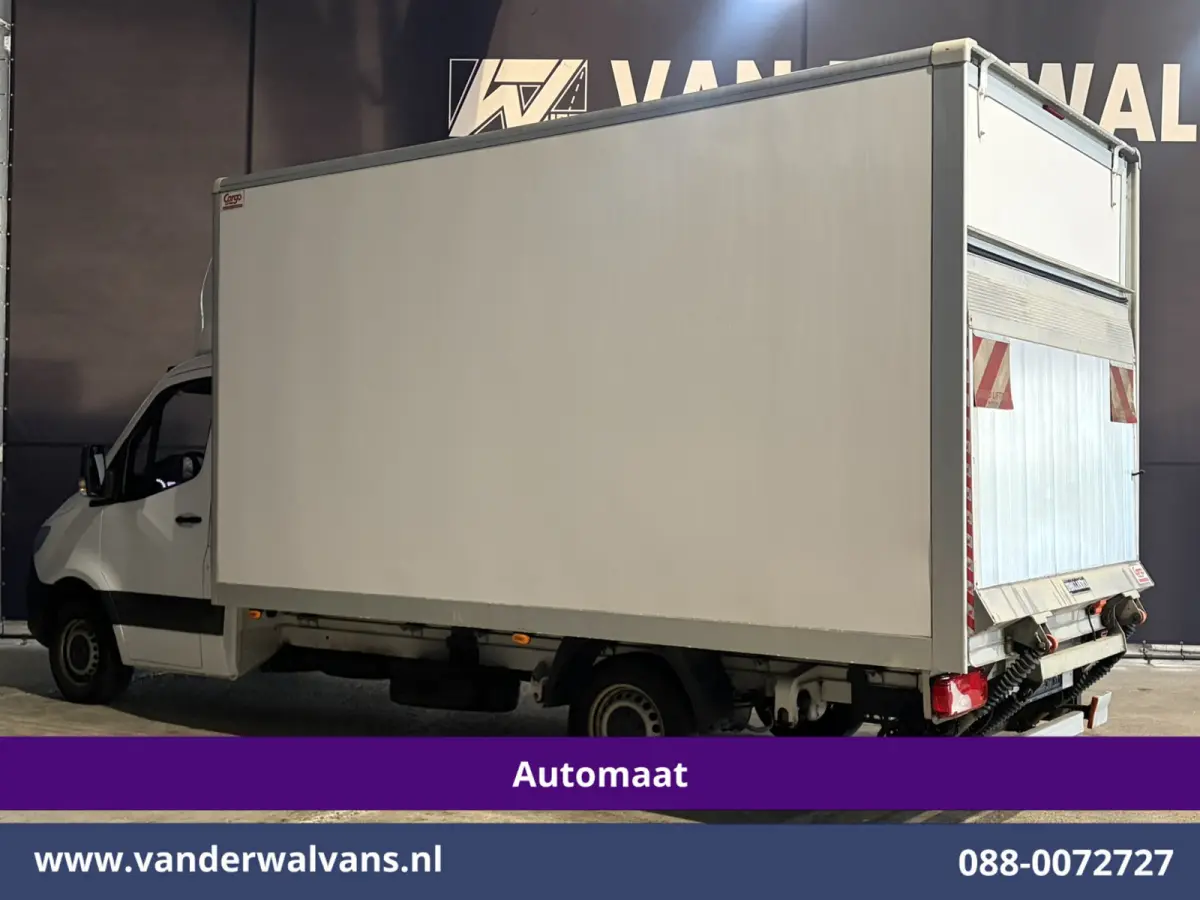 315 CDI 150pk 9G-Tronic Automaat Bakwagen 22m3 KUUB Laadklep Zijdeur Euro6 Airco | LAT om LAT | Leder Bijrijdersbank