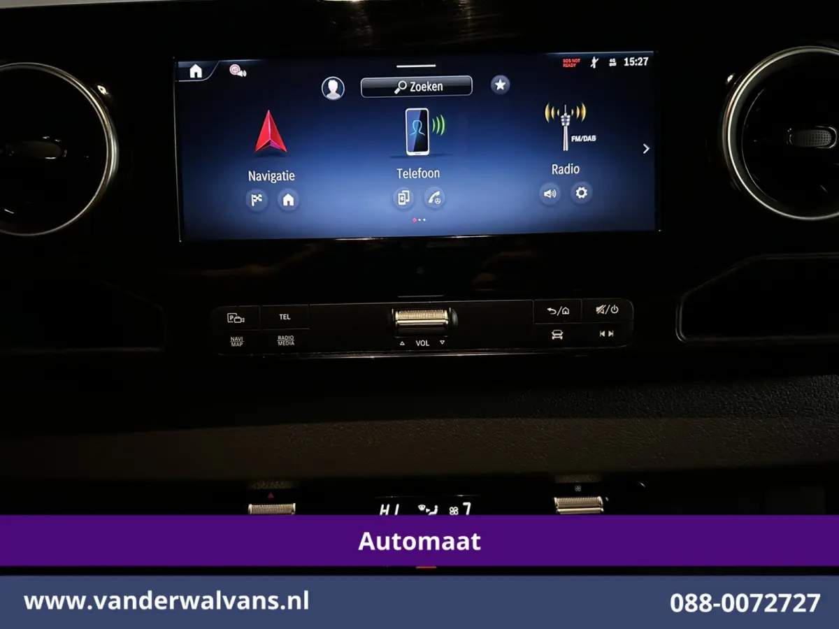 317 CDI 170pk 9G-Tronic Automaat L2H2 Euro6 Airco | Camera | Navigatie | Cruisecontrol | Stoelverwarming Chauffeursstoel, Bijrijdersbank