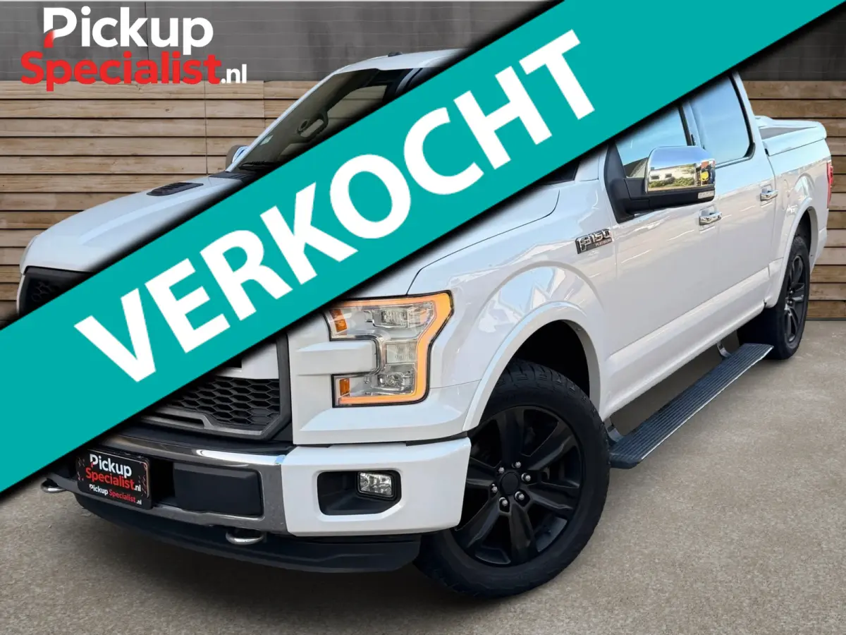 USA 3.5 V6 Ecoboost SuperCrew , PLATINUM , BOMVOLL , 200 LITER TANK , PANO , PARELMOER WIT
