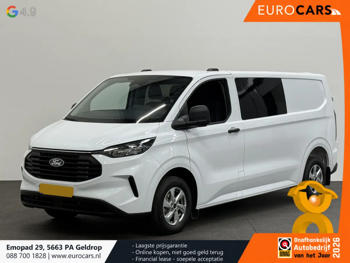 300 2.0 TDCI L2H1 Trend NM Automaat Dubbele Cabine Trekhaak Navigatie Apple CarPlay Android Auto Camera Parkeerhulp Adaptive Cruise Control Climate Control Lichtmetalen velgen