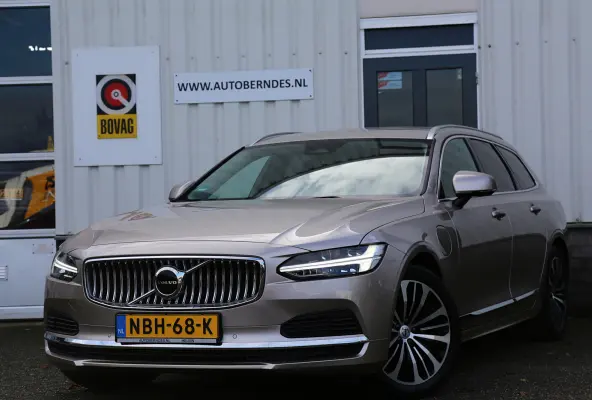 2.0 T6 Plug-in hybrid 350PK AWD Long Range*Bright Dusk Metallic!*Fabrieksgarantie*Elek. Trekhaak/Pilot ass./ACC/Stoelverw.V+A/Stuurwielverw./Leder/Dodehoek/Camera/Apple Carplay-Android/18 in