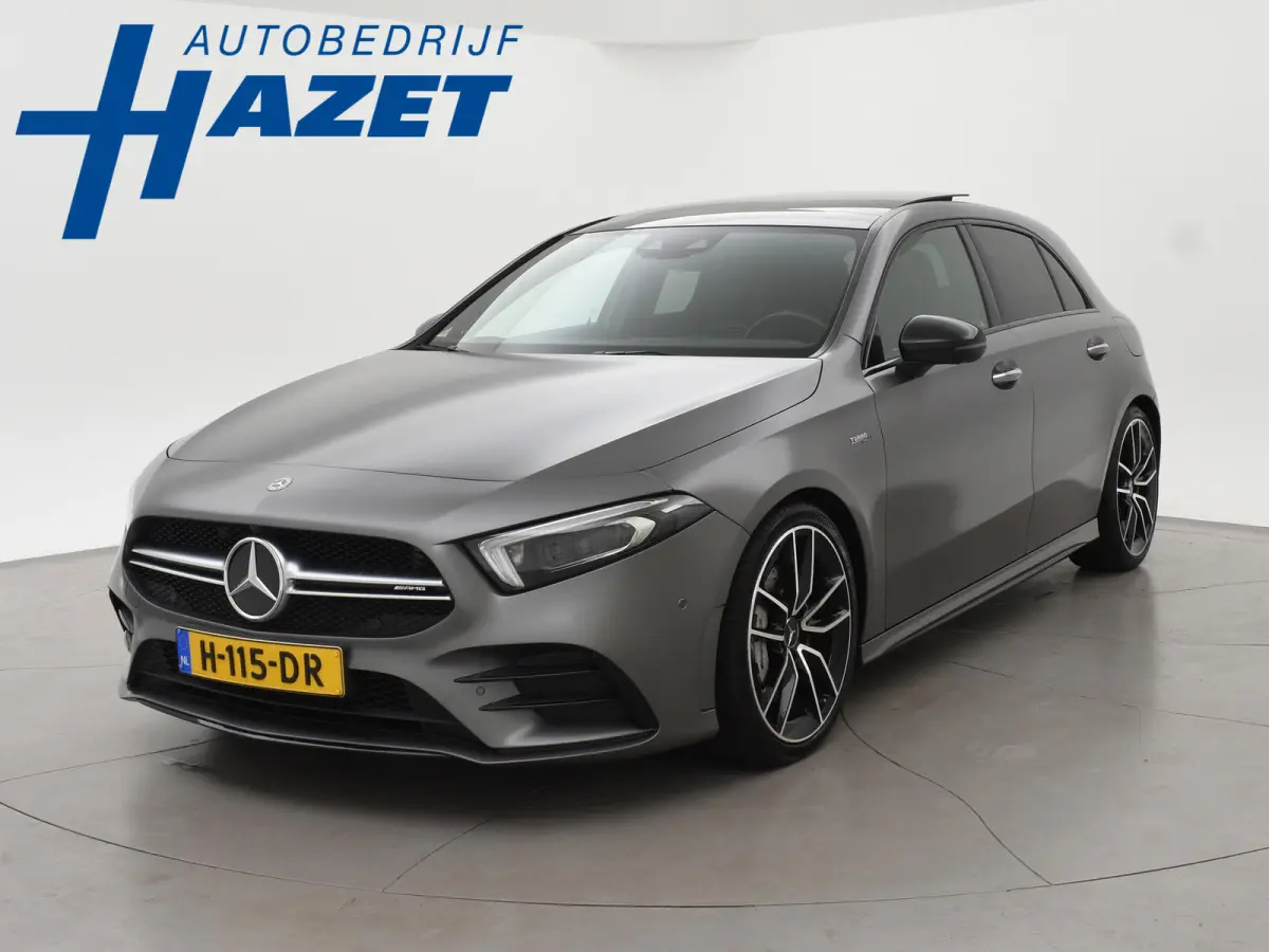 AMG 35 4MATIC 306 PK ORIG. NL PANORAMA | BURMESTER | 360 CAMERA | MAGNO MOUNTAIN GRAY | PERFORMANCE SEATS