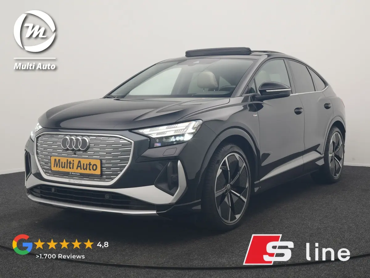 35 S Line 55 kWh 170pk Dealer O.H. | Panodak | Adaptive Cruise | Apple Carplay| Navi Full Map |  Camera | Matrix LED | Lederen Comfortstoelen Verwarmd | Virtual Cockpit | Lane Assist | DAB |