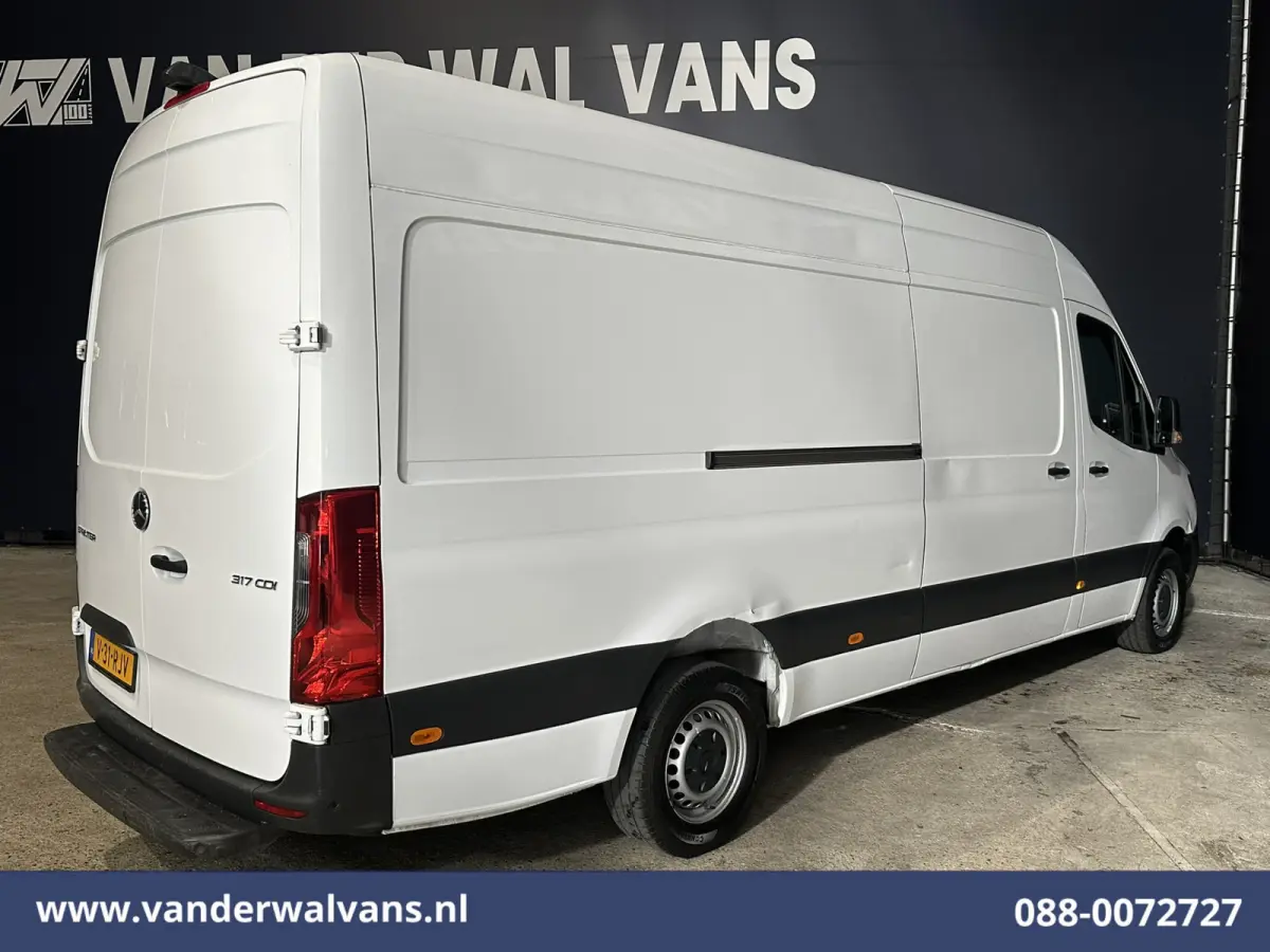 317 CDI 170pk L3H2 Euro6 Airco | Camera | Apple Carplay | Cruisecontrol Android Auto, Stoelverwarming, Parkeersensoren, Bijrijdersbank