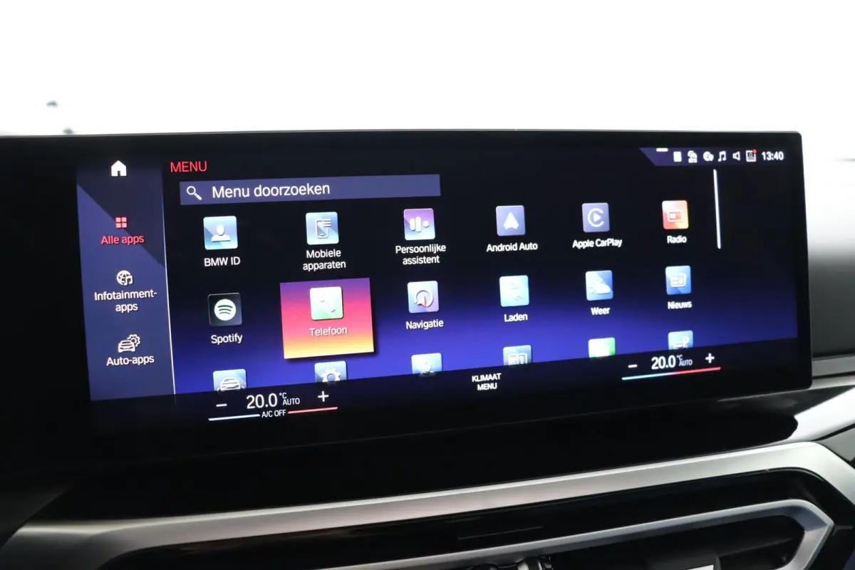 eDrive40 High Executive 84 kWh | Glazen Schuif-/kanteldak | Trekhaak Elektrisch | Volleder Individual + leder dashboard | Stoelverwarming | Driving Assistant Professional | 360 camera | Head