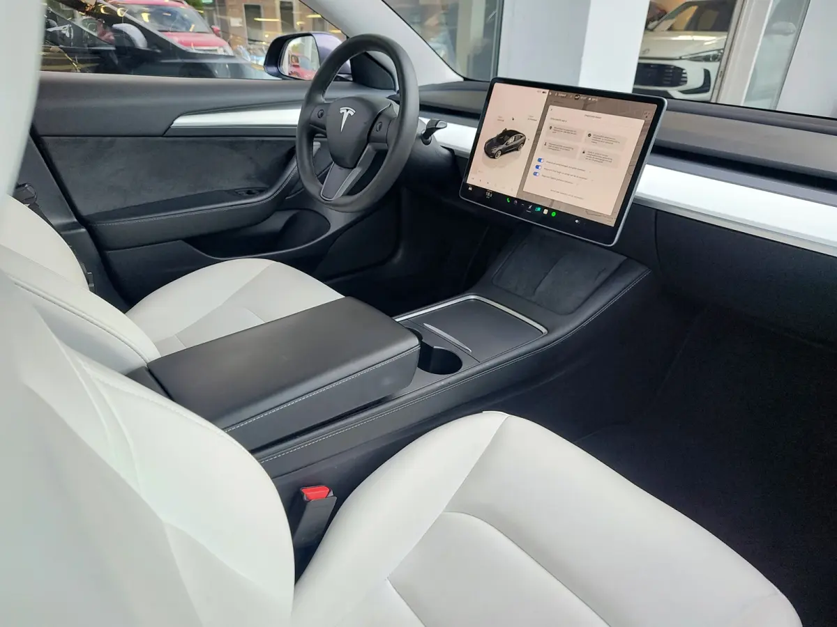 PREMIUM LONG RANGE AWD 78 kWh Wit Leder | FSD 3 | Camera | Pano | Stoelverwarming