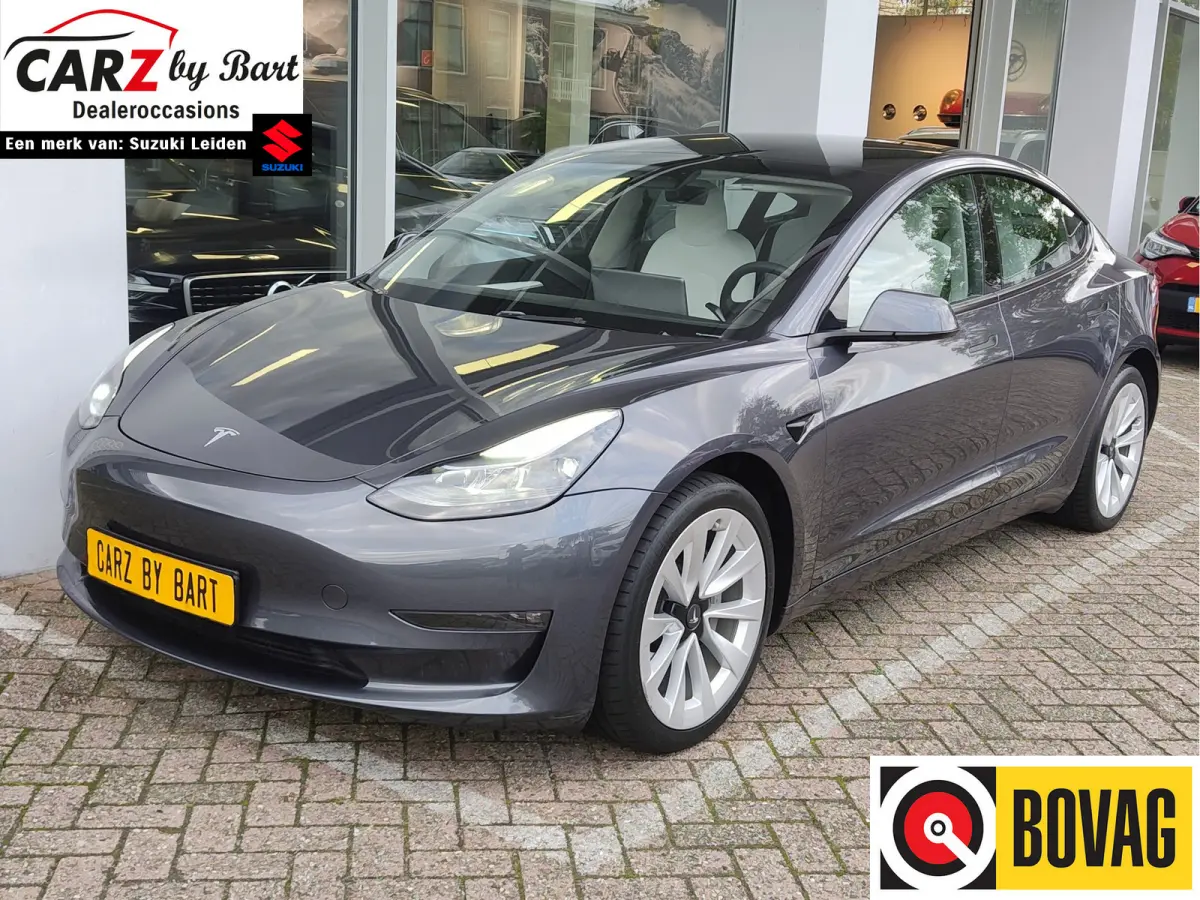PREMIUM LONG RANGE AWD 78 kWh Wit Leder | FSD 3 | Camera | Pano | Stoelverwarming