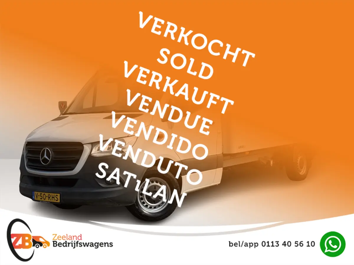 317 1.9 CDI RWD Bakwagen met laadklep | MBUX 10 | Navi | Carplay | Camera | Stoelverw. | Cruisec.