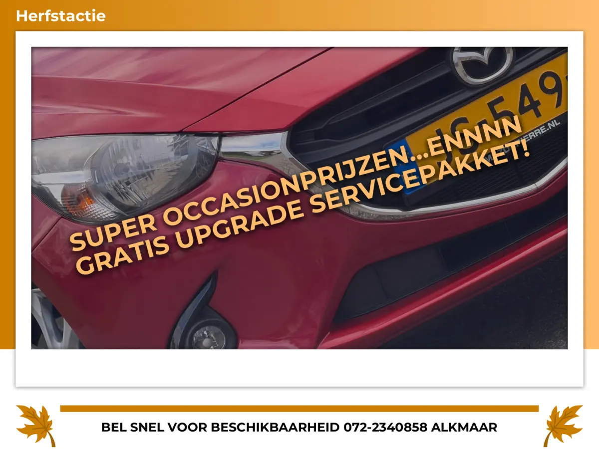 1.5 Skyactiv-G Skylease+ Soul Red - 1e eigenaar - NL geleverd - Nieuwstaat