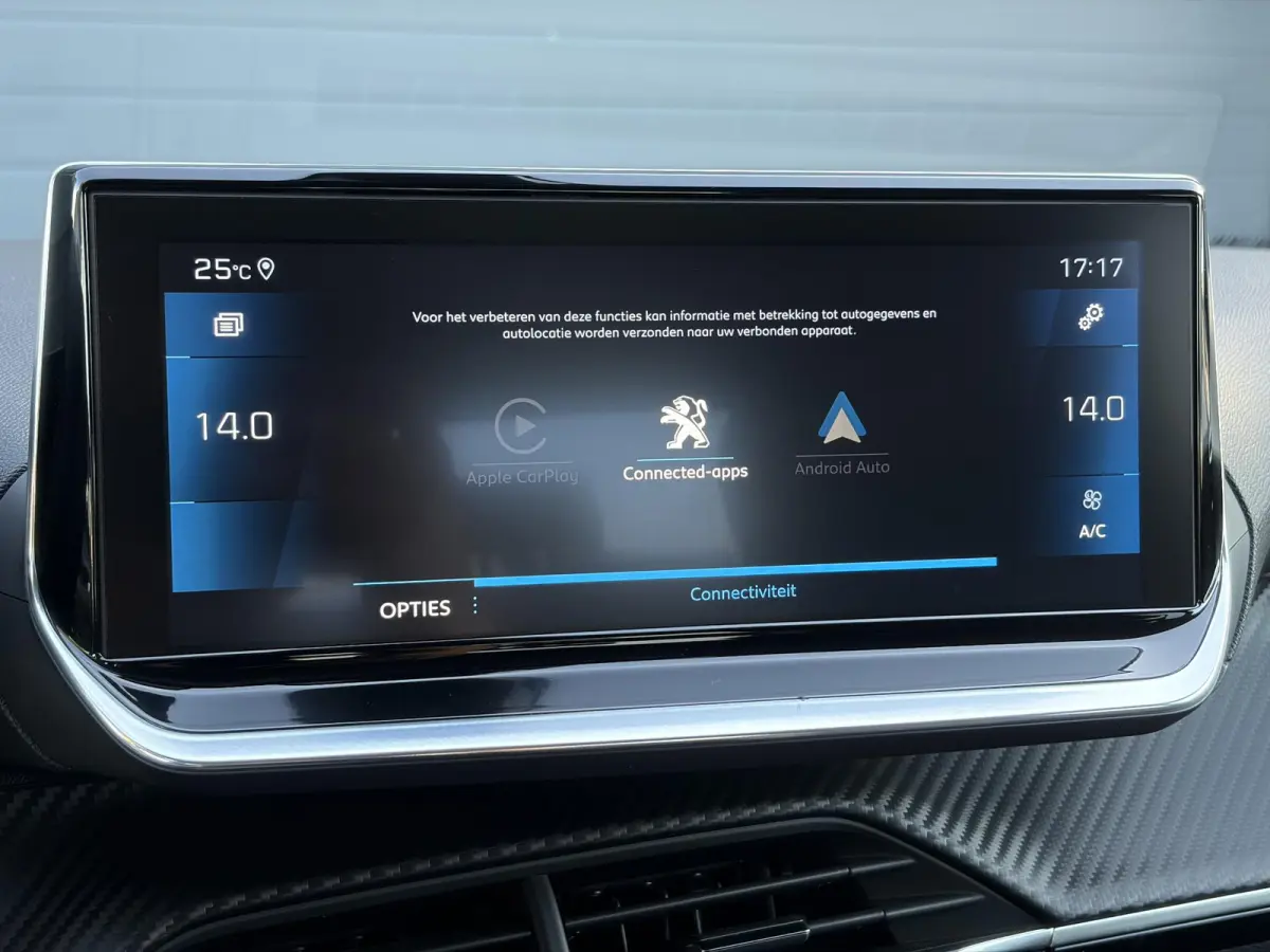 1.2 PureTech Allure ✓D-riem vv in 10-2025✓1e Eigenaar✓360° Camera✓Carplay✓Navi✓101pk✓LED✓Clima✓Cruise✓6 Bak✓Pdc✓Lm velgen✓Halfleder✓Recent beurt gehad✓N.A.P✓