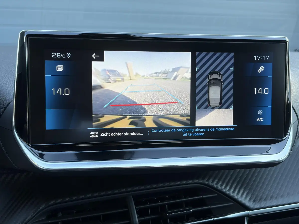 1.2 PureTech Allure ✓D-riem vv in 10-2025✓1e Eigenaar✓360° Camera✓Carplay✓Navi✓101pk✓LED✓Clima✓Cruise✓6 Bak✓Pdc✓Lm velgen✓Halfleder✓Recent beurt gehad✓N.A.P✓
