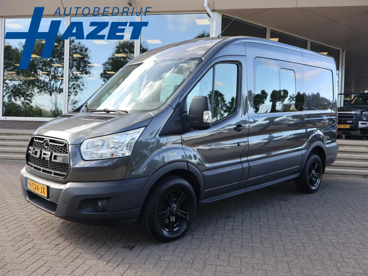 330 2.0 TDCI 130 PK L2H2 DUBBEL CABINE 5-PERS. *85.969 KM* | EURO 6 | TREKHAAK 2650 KG | LMV