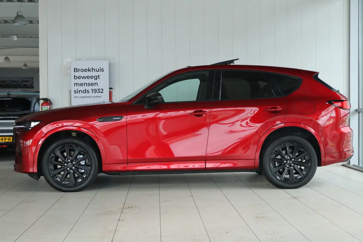 2.5 e-SkyActiv PHEV Homura Plus | Nieuwe Auto | Schuifdak | 360 Camera | Stoelventilatie | Leder | Keyless | Head-up | Adaptieve Cruise | Carplay | Navi