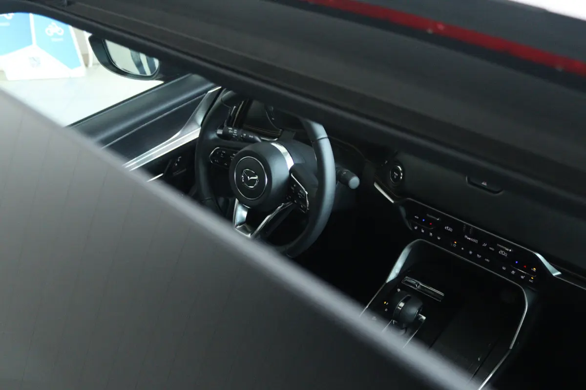 2.5 e-SkyActiv PHEV Homura Plus | Nieuwe Auto | Schuifdak | 360 Camera | Stoelventilatie | Leder | Keyless | Head-up | Adaptieve Cruise | Carplay | Navi
