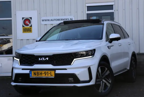 1.6 T-GDI Plug-in Hybrid 4WD ExecutiveLine*Fabrieksgarantie*Perfect Onderh.*Parelmoer Wit*Pano/Afneemb.Trekhaak/Bose/ACC met stuurhulp/360Camera/Stoelverw.V+A/Stuurverw./Apple Carplay-Androi