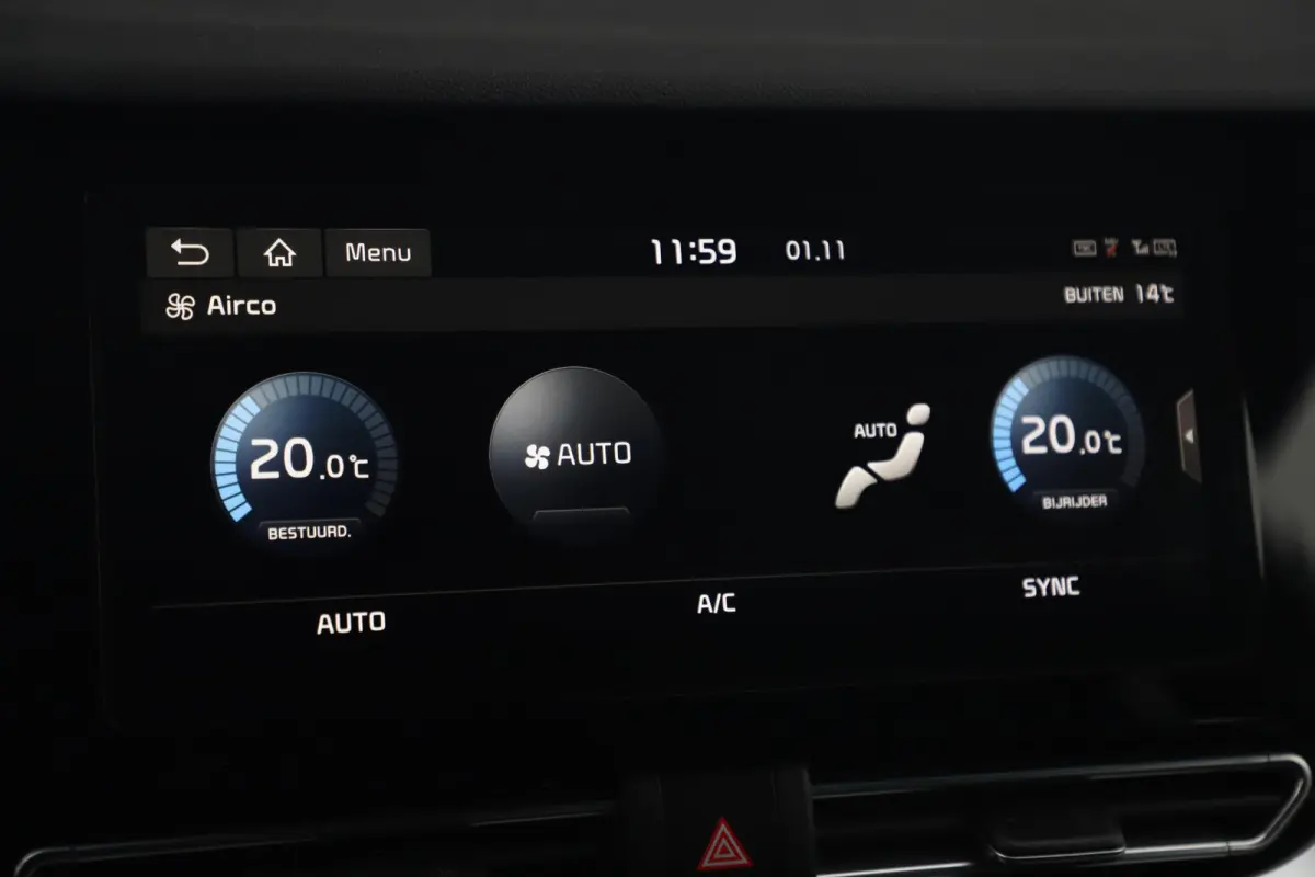 1.6 GDi Hybrid DynamicLine 140PK Automaat Half Leder Navigatie Camera Clima Adaptive Cruise Lane Assist