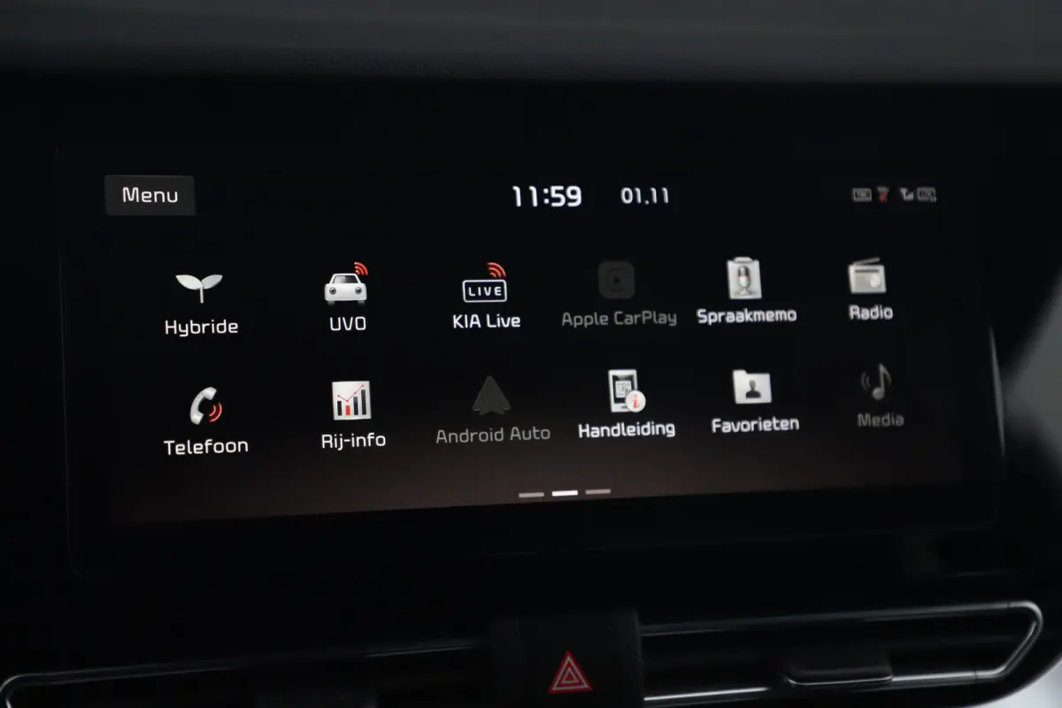 1.6 GDi Hybrid DynamicLine 140PK Automaat Half Leder Navigatie Camera Clima Adaptive Cruise Lane Assist