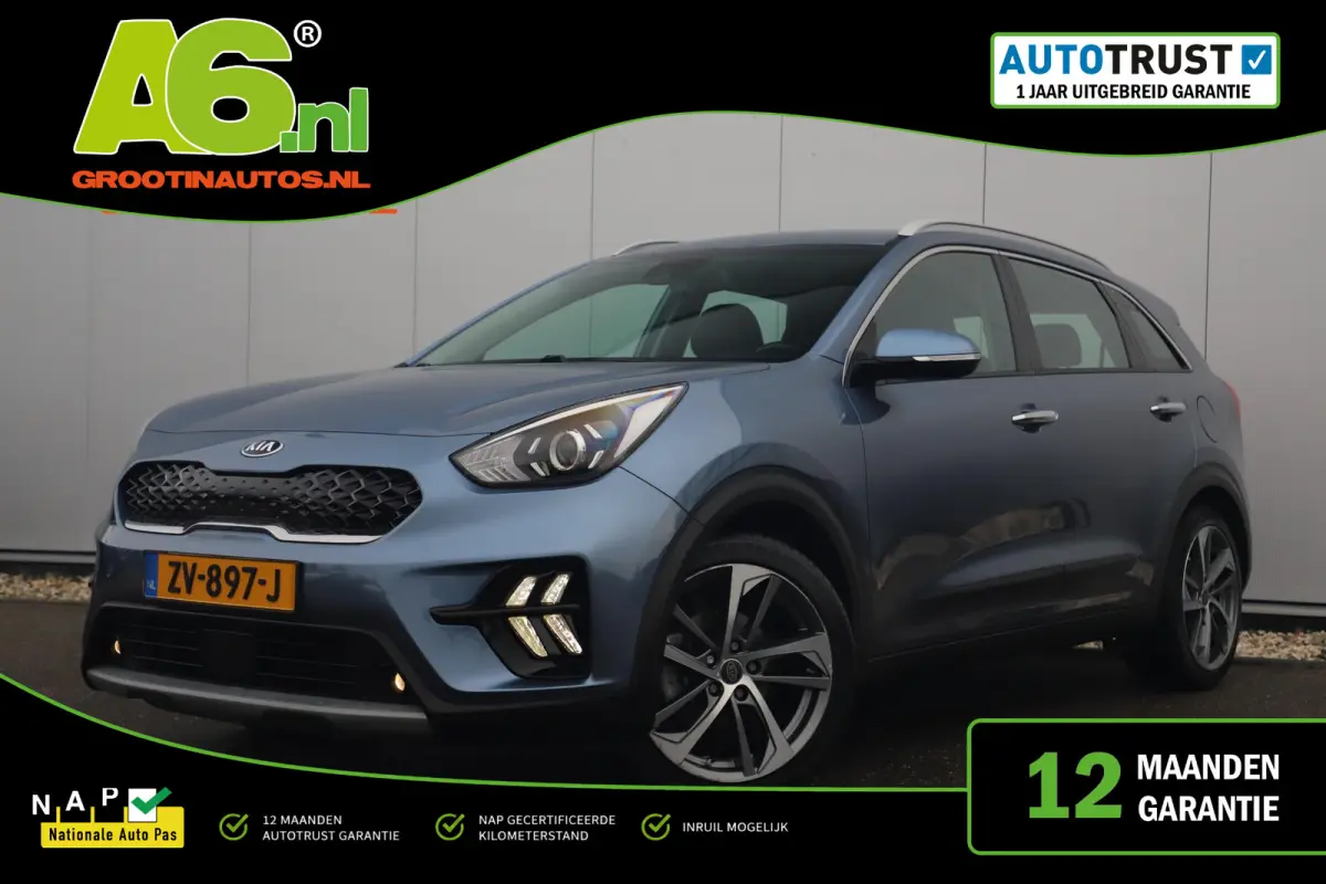 1.6 GDi Hybrid DynamicLine 140PK Automaat 18 inch Half Leder Navigatie Camera Adaptive Cruise Lane Assist Clima Carplay Android